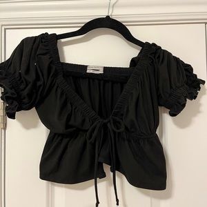 Urban Outfitters Front Tie Cropped Top
